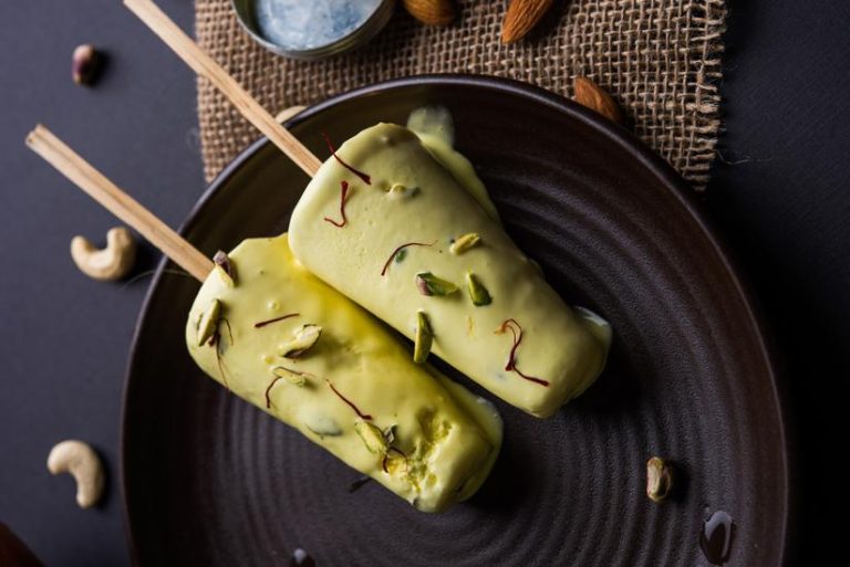 Lucky foods Kulfi is a rich and creamy frozen dessert popular in India and Pakistan, similar to ice cream but denser and more flavorful. Here’s an easy recipe to make kulfi at home: