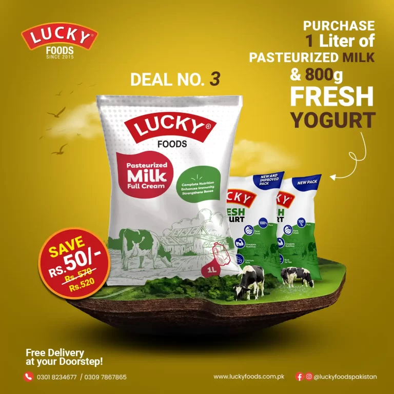 Lucky Foods Pasteurized Milk Exclusive Deals New 3