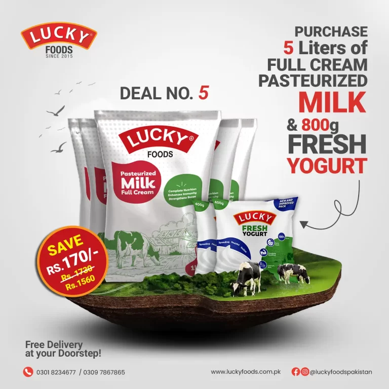 Lucky Foods Pasteurized Milk Exclusive Deals New 5