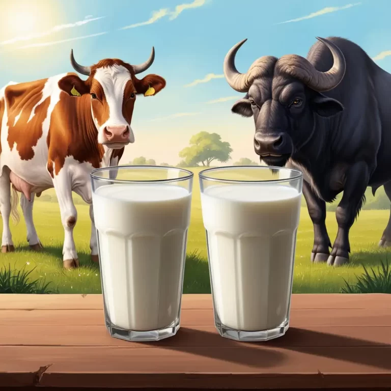 Discover the key nutritional differences between full cream cow and buffalo milk, comparing fat, protein, and vitamins for better health choices.